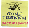 Gone Trekkin - back in March 2024